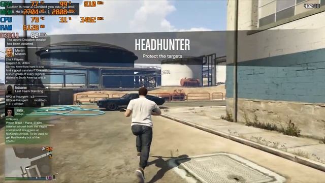 GTA V Online on NVIDIA Quadro K4000 and Intel Xeon E5-1650 смотреть онлайн