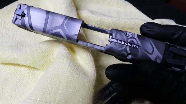 Cryptek Camo Pattern Cerakote, Mirror Slide and Barrel, SDVE series done right! смотреть онлайн