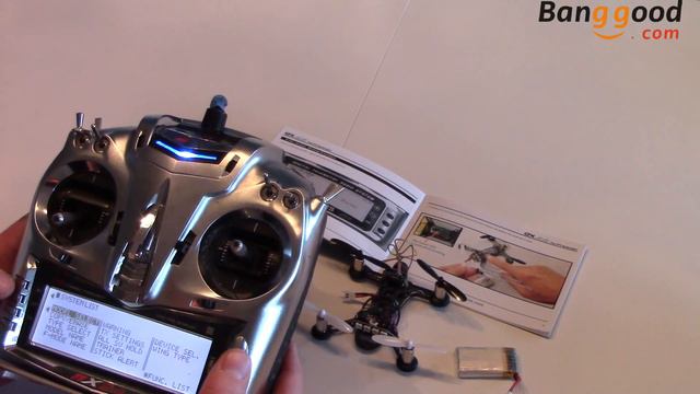 Eachine Tiny QX95 95mm Micro FPV unboxing and testing - Banggood смотреть онлайн