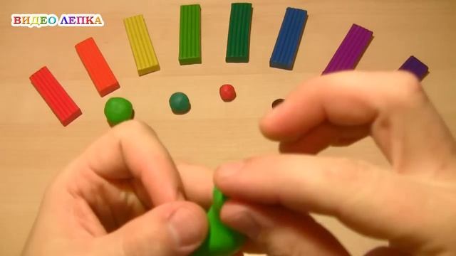 Динозавр TYRANNOSAURUS - Лепим из пластилина | Видео Лепка смотреть онлайн