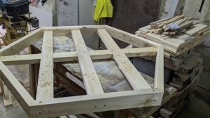 Беседка шестигранная. Сделай сам.  Все этапы изготовления.