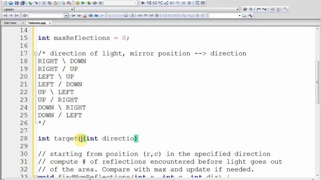 C++ Solution to Mirror Field problem смотреть онлайн