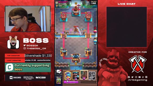 7100+ TOP 200 LADDER with NEW ROYAL HOG DECK! - CLASH ROYALE смотреть онлайн