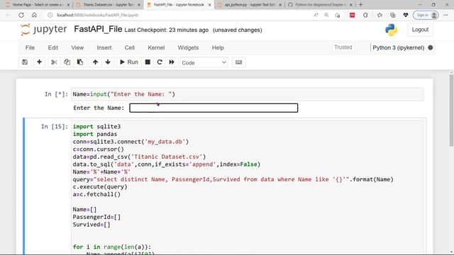 Chapter 49 SQL Query in FastAPI Python смотреть онлайн
