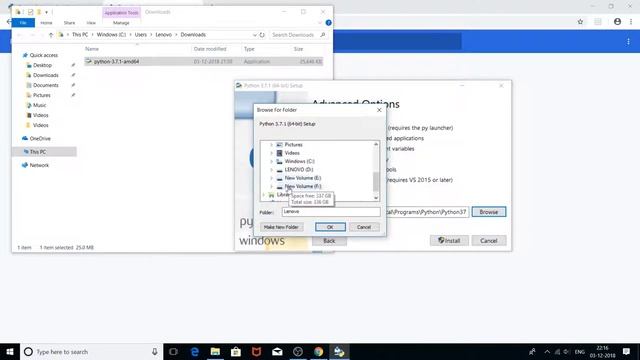 How To Download and Install Python 3.7 On Windows #1 - Hindi - विंडोज़ पर पायथन कैसे इंस्टॉल करें смотреть онлайн