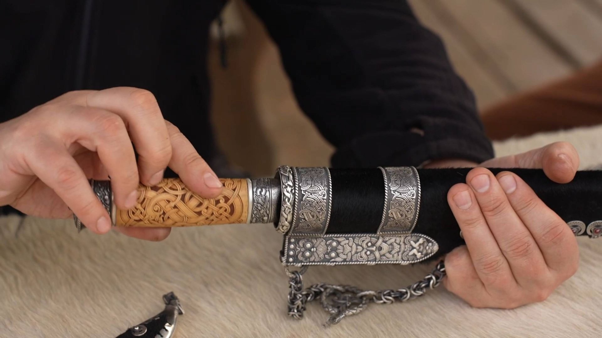 Ножевой гарнитур в скандинавском стиле от Ильи Куликова смотреть онлайн