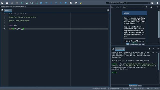 Spyder FIX Autocomplete does not work properly for OpenCV Anaconda смотреть онлайн