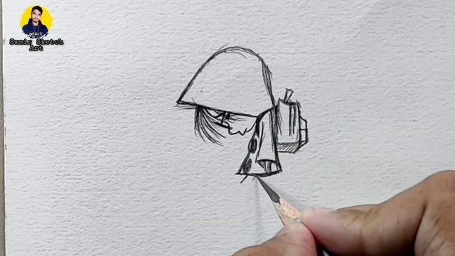 How to Draw Sad boy in raining? with pencil // sad boy drawing смотреть онлайн