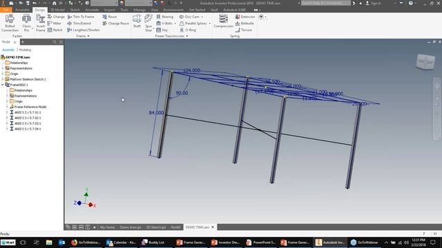 An Introduction to Inventor’s Frame Generator and 3D Sketching смотреть онлайн