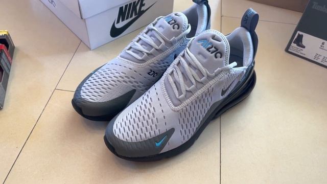 Nike Air Max 270 Colour Shown: Wolf Grey/Iron Grey/Black unboxing смотреть онлайн