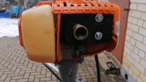 Доп глушитель 9 на лодочный мотор CARVER