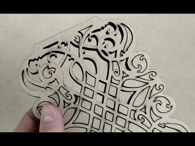 Лазерная резка МДФ-8 мм. Лазерный станок Kamach 1290. смотреть онлайн