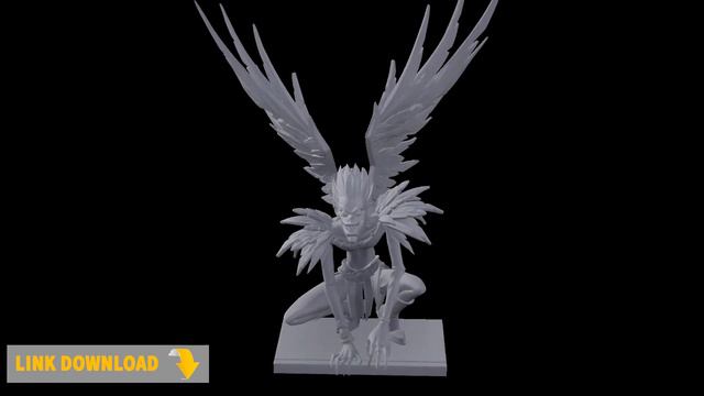 Ryuk Death Note 3d Model For Printing Video
