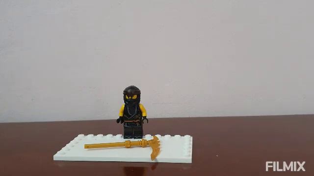 Мини пустыня, фигурки-кол,кракс, ниндроид. оружие - касаземлетрясение, зуб великого поглотителя... смотреть онлайн