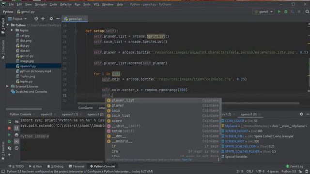 Space Coin Game in Python смотреть онлайн