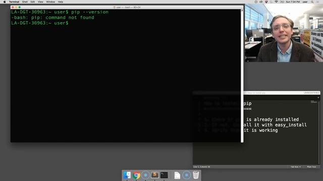 How to install pip on Mac OSX [SCREENCAST] смотреть онлайн