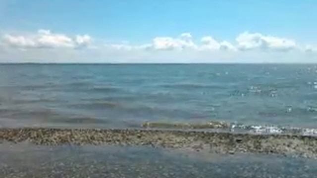 Шум волн и ветра на Обском море смотреть онлайн