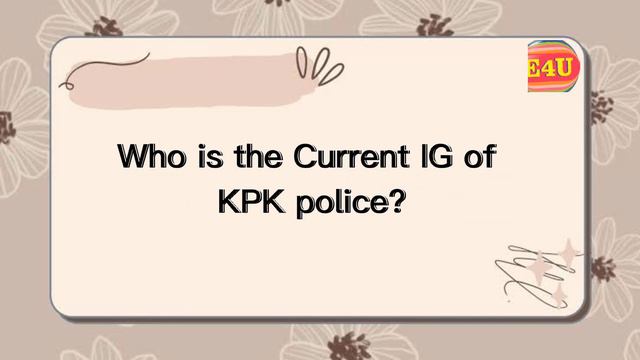 Inside Look: Meet the Current IGs of Police in Pakistan 2023 | Current Affairs by Edu4u смотреть онлайн