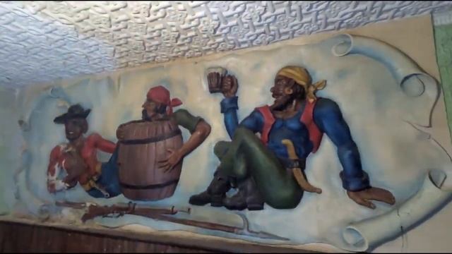 Оформление бара лепные потолки и скульптуры из гипса, работа времён ссср что стало спустя 30 лет. смотреть онлайн