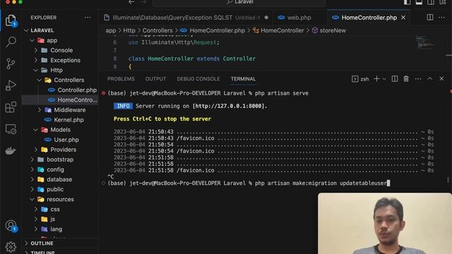 Laravel Common Error : Illuminate\Database\QueryException : SQLSTATE? #laravel #programming #php смотреть онлайн
