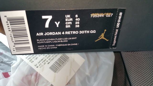 *NEW* Air jordan 4 Girls GS FUCHSIA Grade School REVIEW (SKOOFEE) смотреть онлайн