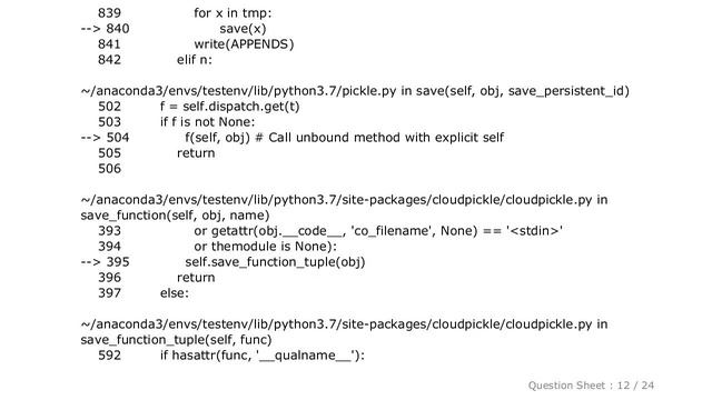 Pandas : TypeError: can't pickle _thread._local objects when using dask on pandas DataFrame смотреть онлайн