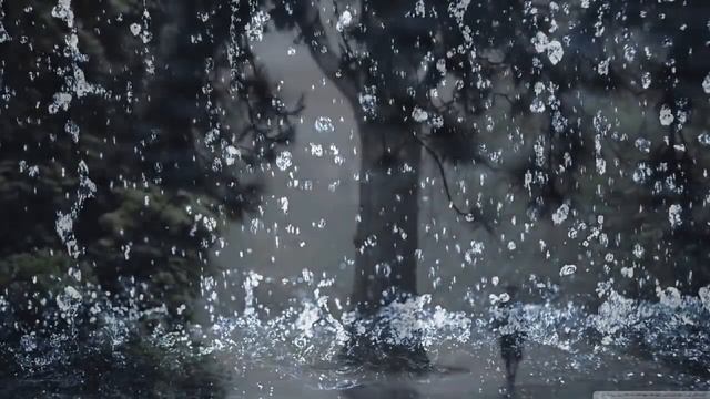 Шум монотонного ливня и дождя без грозы 10 часов для сна ,медитации,учебы,темный экран смотреть онлайн