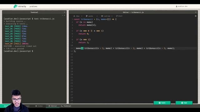 tribonacci walkthrough js смотреть онлайн