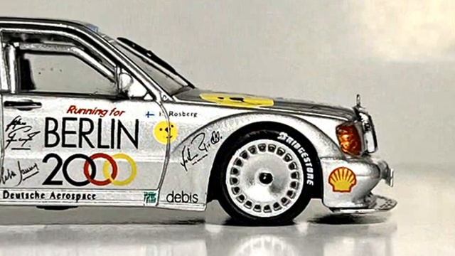 1:64 diecast 1992 Mercedes-Benz 190E 2.5 18 EVO II DTM Keke Rosberg смотреть онлайн