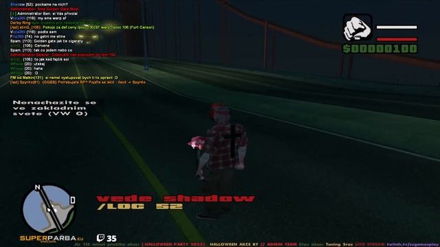 [CZ/SK] HALLOWEEN na Grand Theft Auto: San Andreas Multiplayer |SuperParba.eu| смотреть онлайн