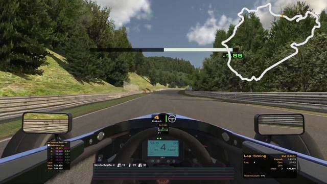 iRacing™ Ray FF1600 (Formula Ford) at Nurburgring Nordschleife смотреть онлайн