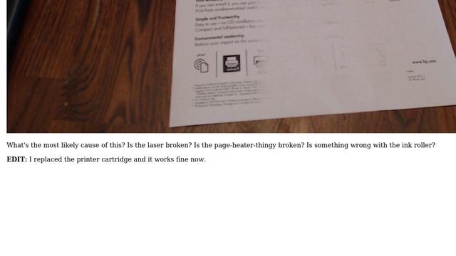 How to fix my laser printer failing to print certain areas? (2 Solutions!!) смотреть онлайн