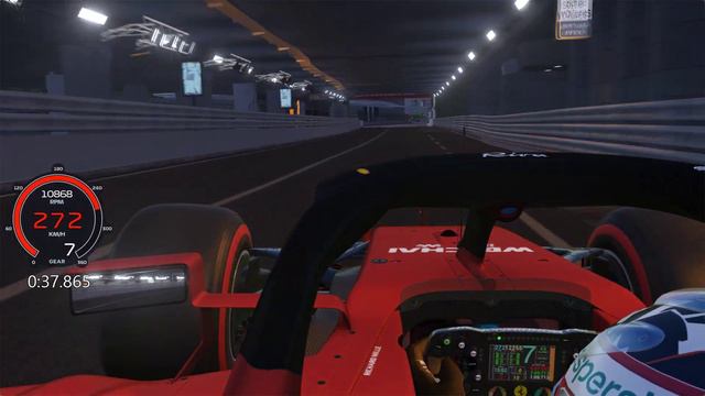 Assetto Corsa-FormulaHybrid2021-Montecarlo (2020 update swimming pool) [Hotlap] смотреть онлайн
