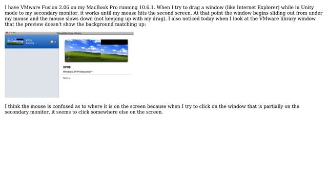 How to I get a window in VMWare Fusion 2.06 on a second monitor in Unity mode? смотреть онлайн