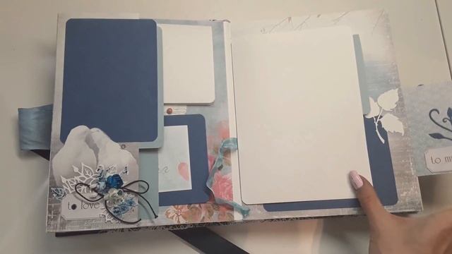 Свадебный альбом в синем. смотреть онлайн