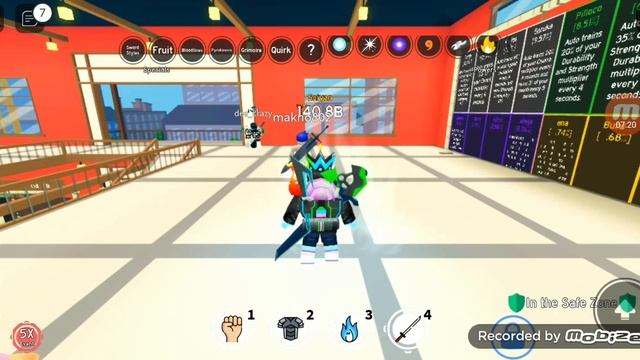 прохождение игры anime fighting simulator Roblox часть 2 смотреть онлайн