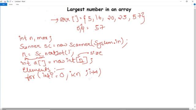 How to find largest number in array | Java Program to find Largest Number in an Array смотреть онлайн