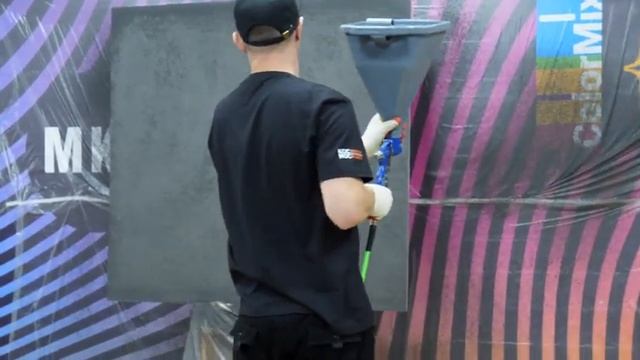 Мастер-класс по механизированному нанесению декоративной штукатурки. Арт-Бетон и Американка смотреть онлайн