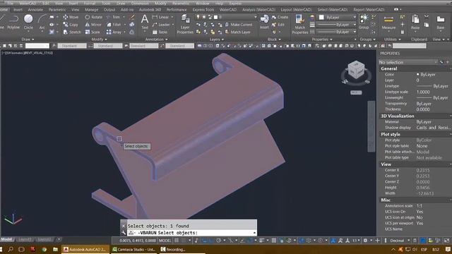 Generar Volumen 3D con Autocad 3dSolid, para FDS. смотреть онлайн