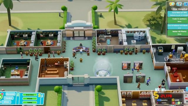 Two Point Hospital #11 - Pebberley Reef (3 estrelas), lindo porém doentinho - Pebberley Island DLC смотреть онлайн