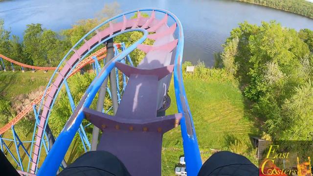 Batman The Dark Knight POV 4K Front Row 60fps Six Flags New England Agawam, MA смотреть онлайн