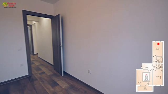 Видеообзор двухкомнатной квартиры площадью 56 кв.м. смотреть онлайн