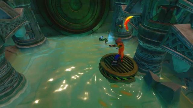 Crash Bandicoot 2 (N. Sane Trilogy) - 100% Walkthrough Part 19 – Sewer or Later (Both Clear Gems) смотреть онлайн