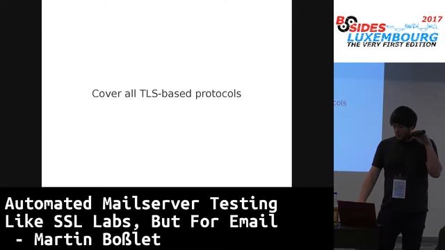 T1/3 - Automated Mail Server Testing by Martin Boßlet (@_emboss_) смотреть онлайн
