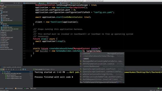Dart: Data Models And Writing DB Tests | 5/7 | Aqueduct | Backend Course смотреть онлайн