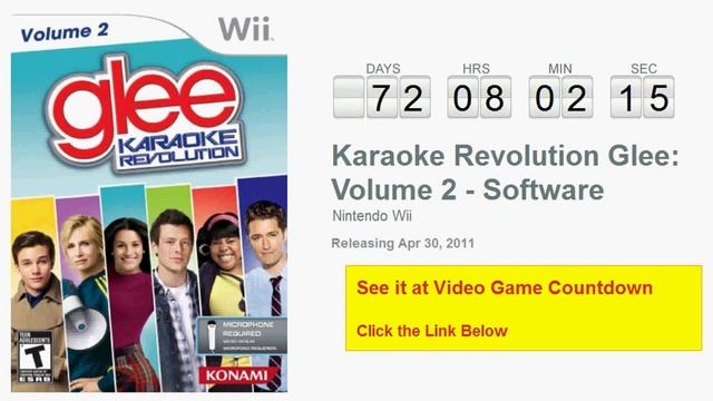 Karaoke Revolution Glee Volume 2 - Software Wii Countdown смотреть онлайн