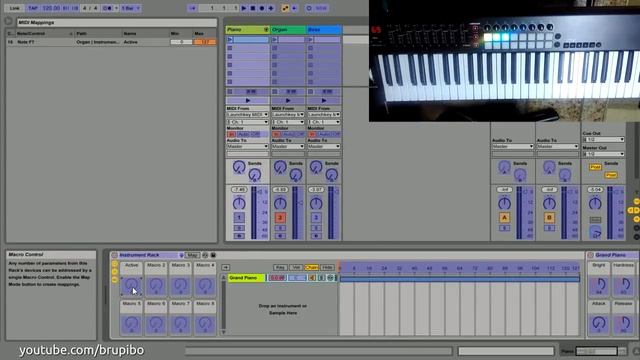 Launchkey with Multiple Instruments and Keyboard Split Tutorial смотреть онлайн