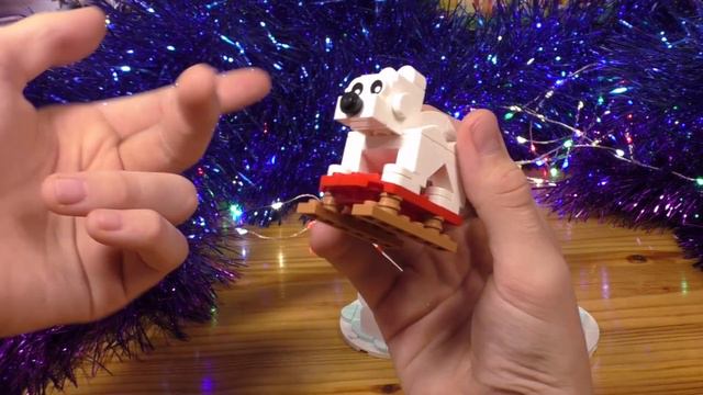 LEGO BrickHeadz 40571 Зимние белые медведи Обзор набора лего