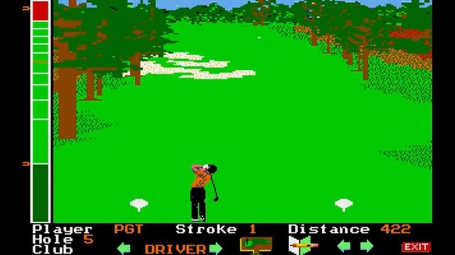 Apple IIGS Game: Mean 18 (1987 Accolade) смотреть онлайн