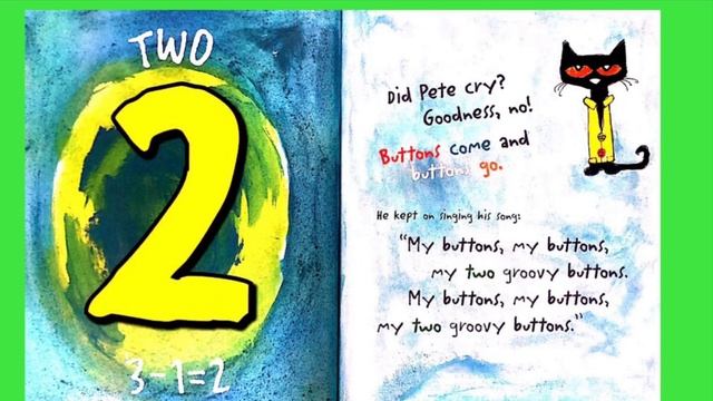 Pete The Cat and His Four Groovy Buttons | Kids Book Read Aloud | Story Time With Mia The Pug смотреть онлайн
